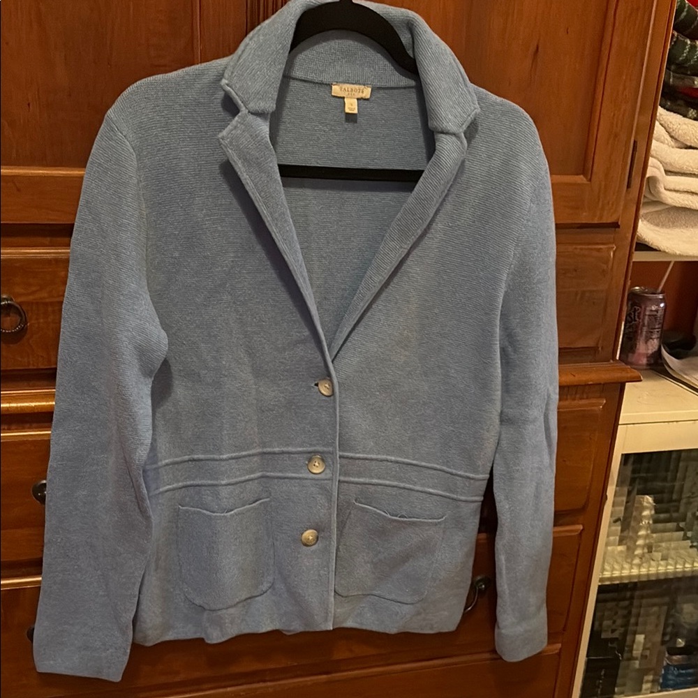 Women’s Beautiful Talbots 100% cotton cardigan sweater size small